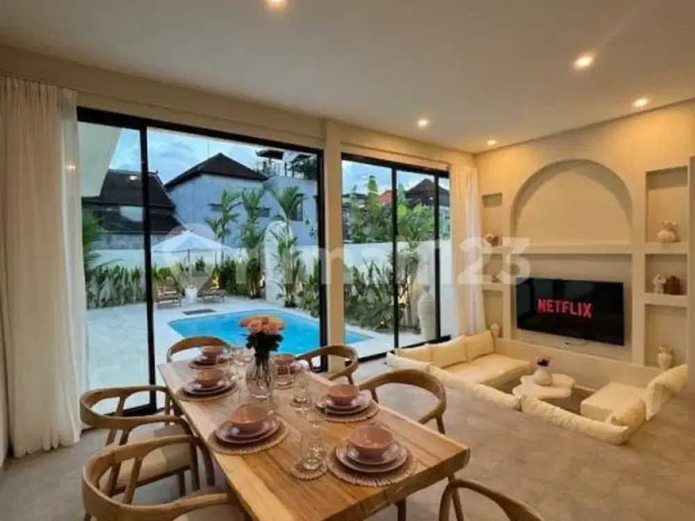 Coco Villas For Sale In Canggu, Pool & Garden, 2Br, Move-In Ready, Yellow Zone, Usd 277,000