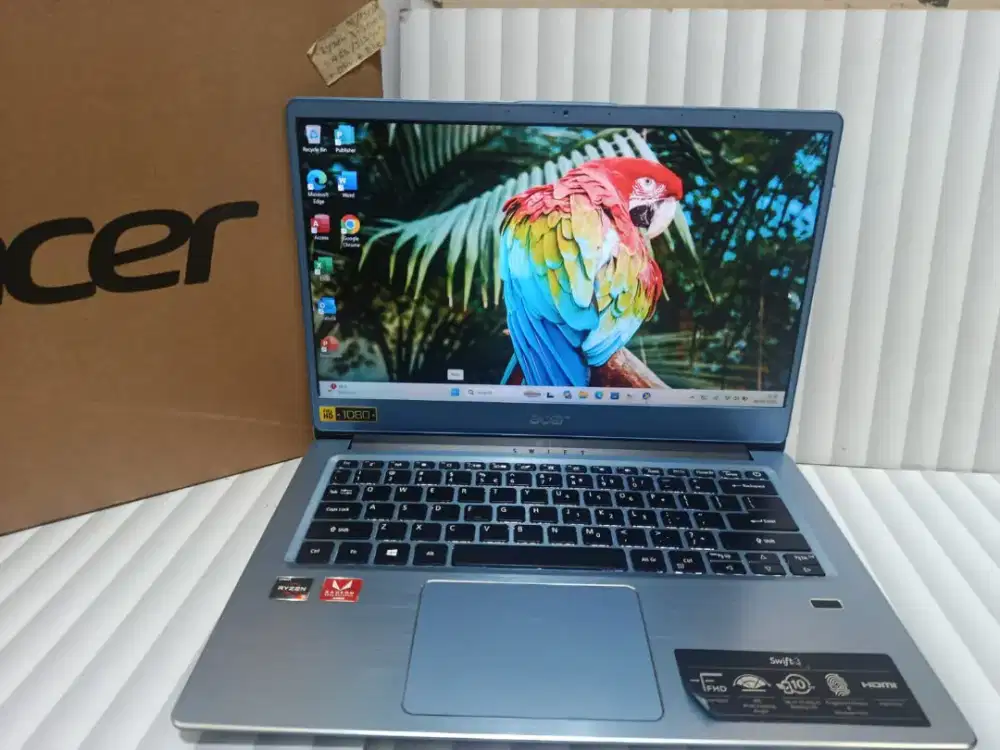 Laptop Acer Swift 3 SF314-41
Amd Ryzen 5 3500U Ram 8/512 Fullset