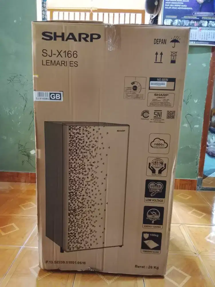 Jual Kulkas Baru 1 Pintu Sharp SJ-X166