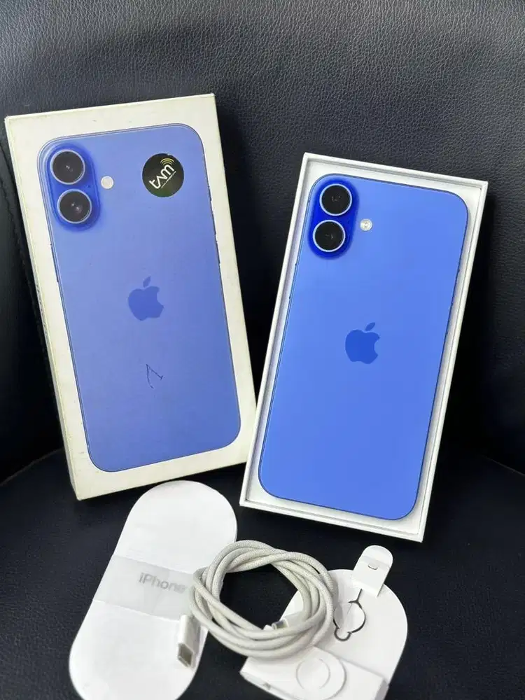iphone 16 plus 128gb ibox bh 96% original cek sepuasnya nominus