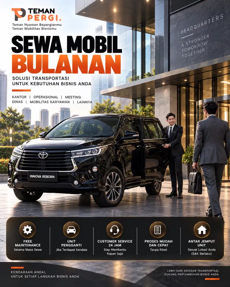 Sewa Mobil Bulanan Lepas Kunci, Siap Untuk Operasional Harian
