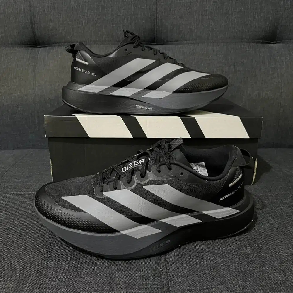 Sepatu Running Adidas Adizero EVO SL ATR Size 43 1/3 Second Original