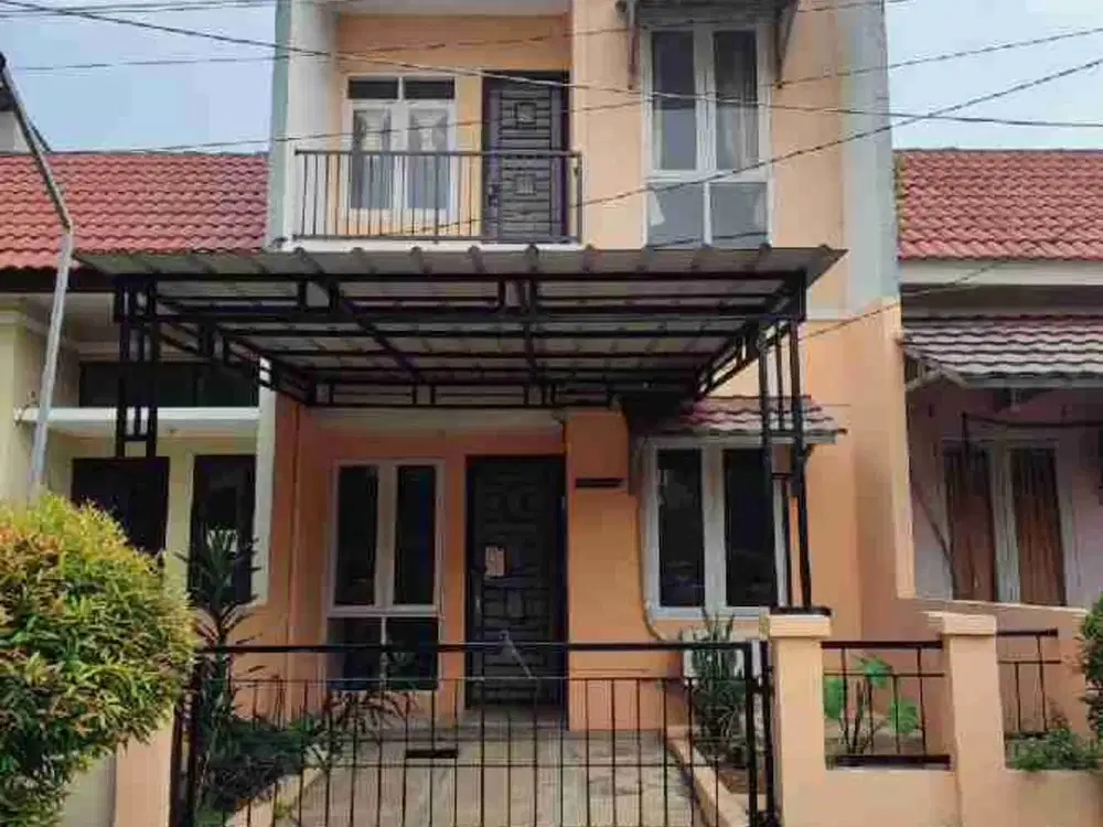 2 lantai jual murah di mutiara gading timur dalam cluster dekat grand wisata