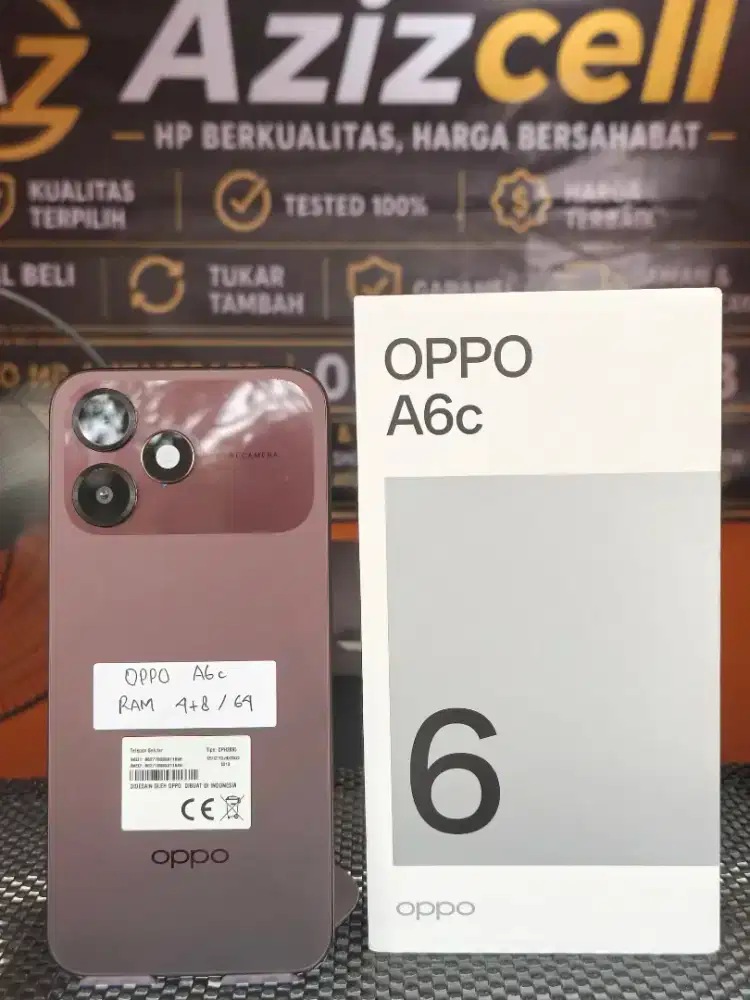 OPPO A6c RAM 4+8/64