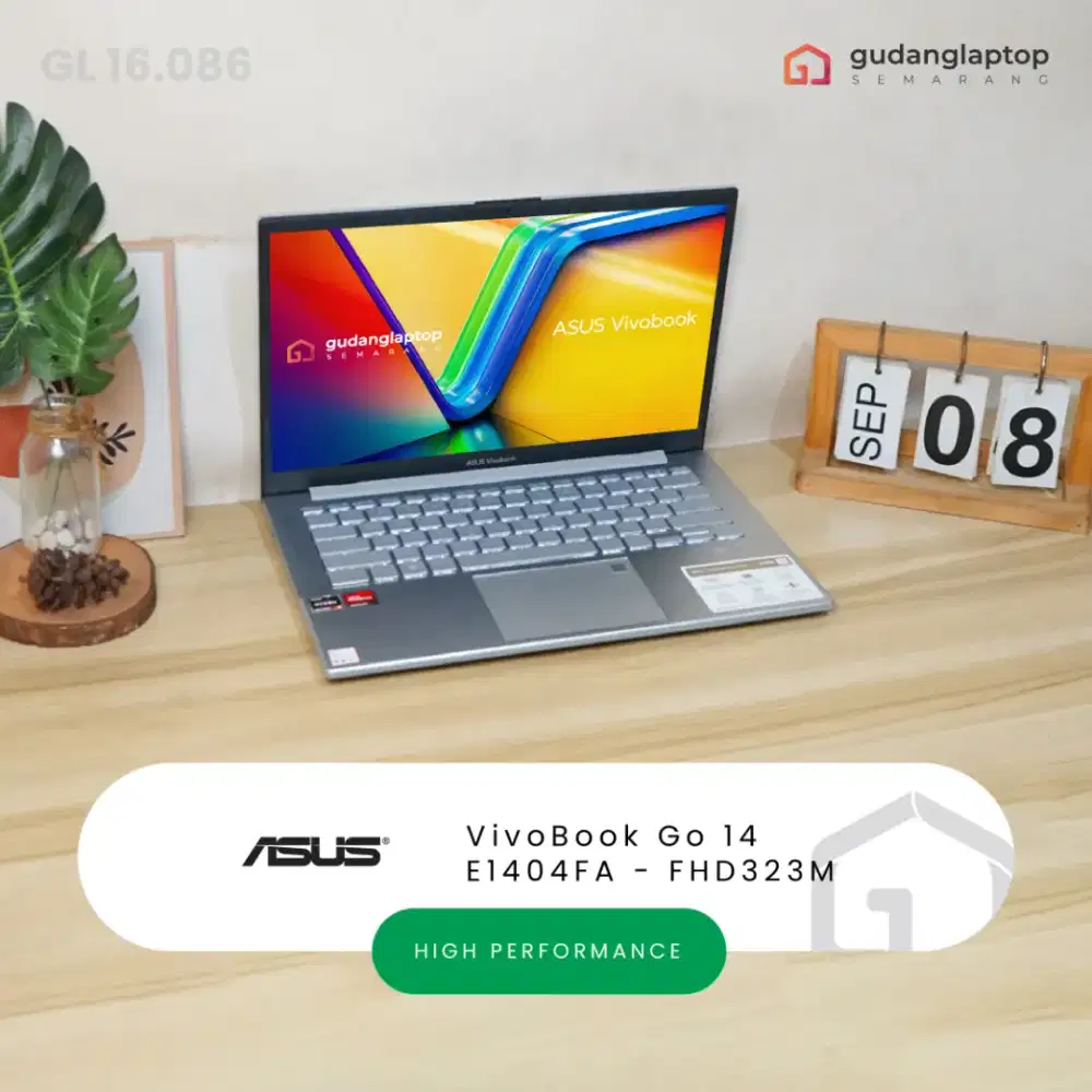 ASUS VivoBook Go 14 E1404FA - FHD323M
(Garansi Resmi 1 Tahun)