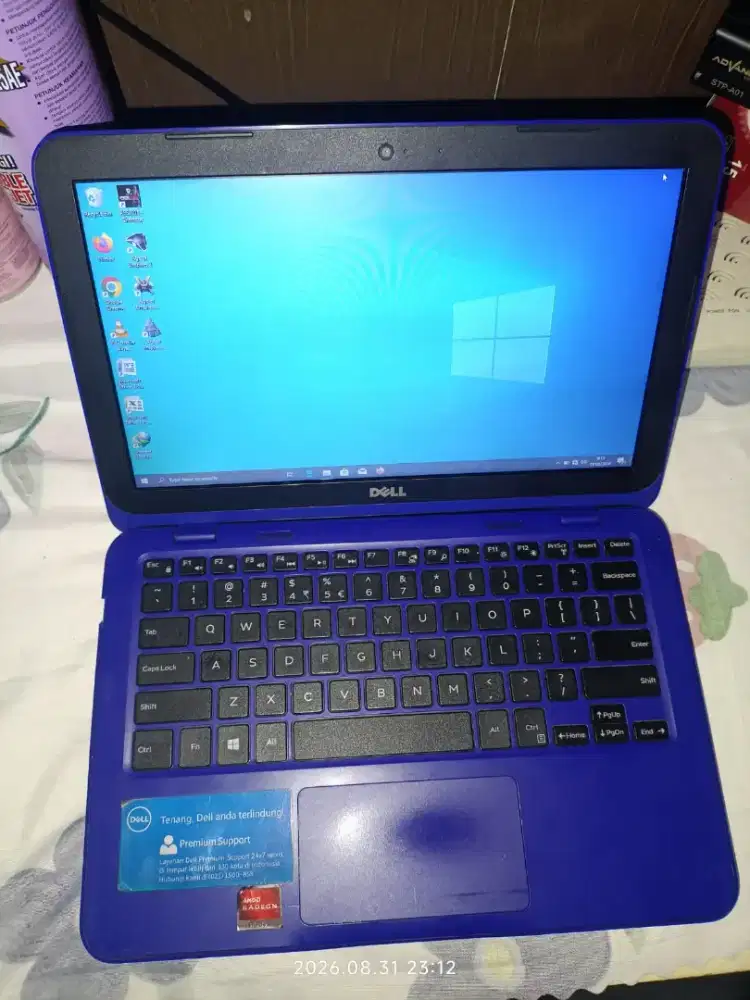 Laptop Dell Inspiron 12inc AMD A9 VGA Radeon R5 989mb integrated Full