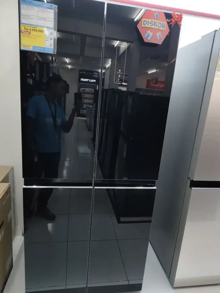 Kulkas sharp multidoor cicilan bunga hingga 0% menggunakan Kredivo