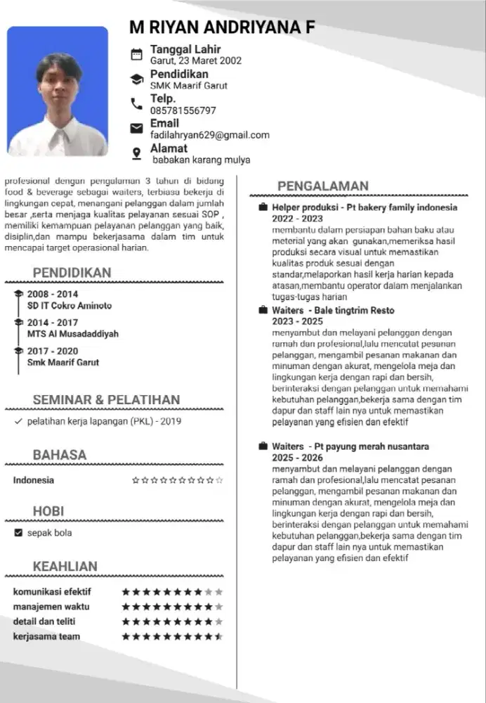 cari  pekerjaan