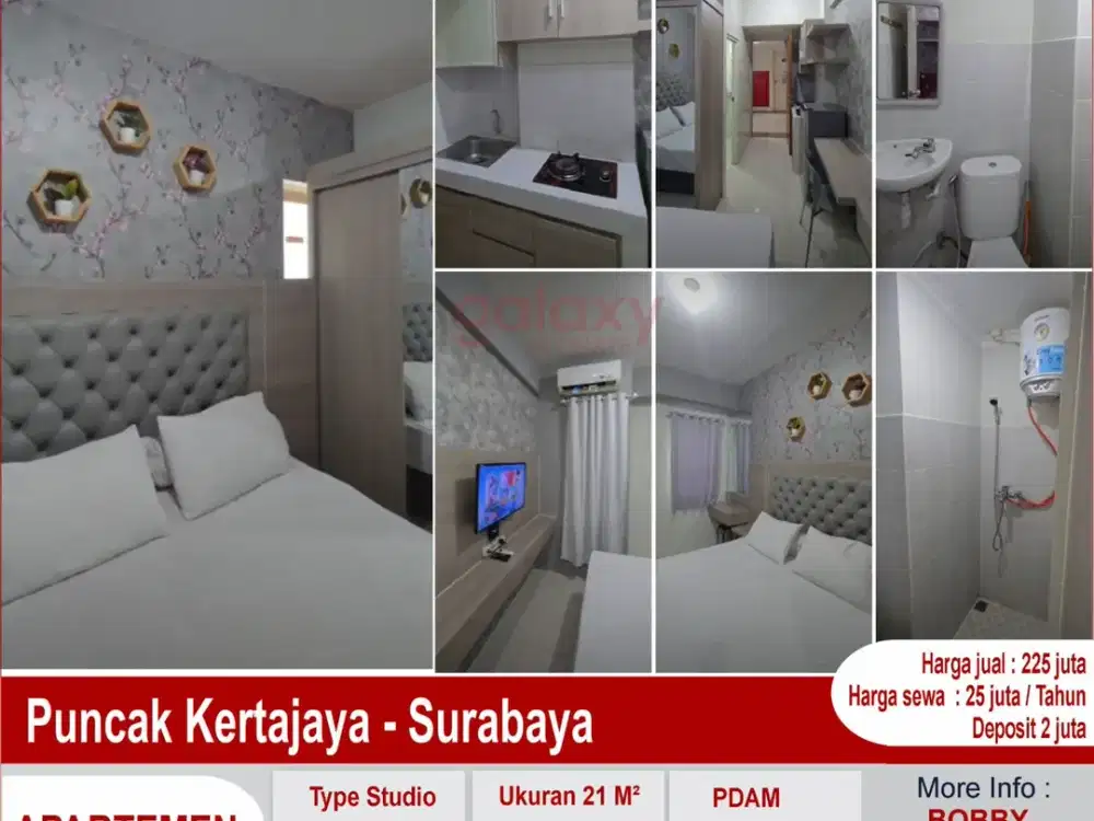 Apartemen Studio Puncak Kertajaya Surabaya