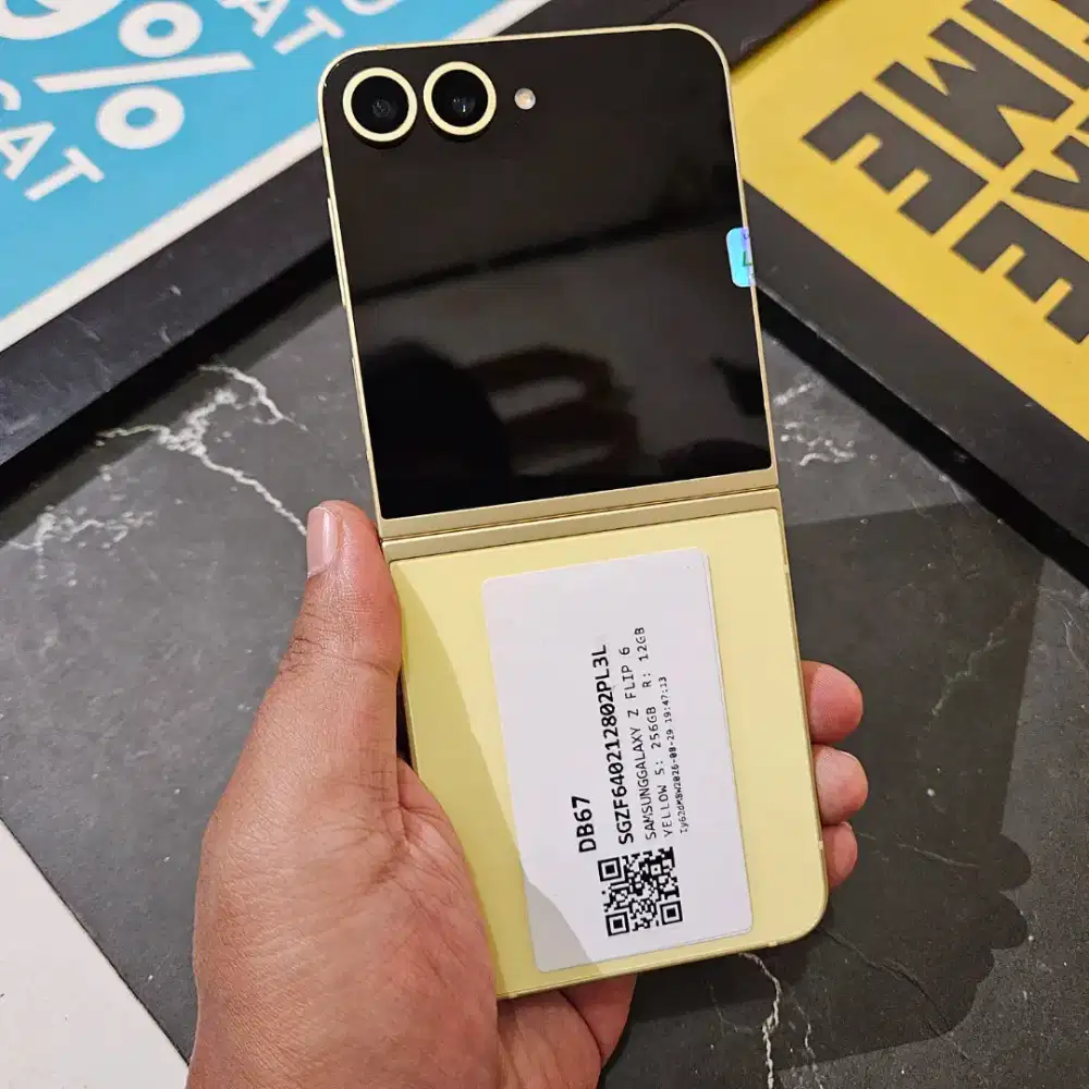 SAMSUNG GALAXY Z FLIP 6 12/256 GB RESMI EX SEIN NO MINUS