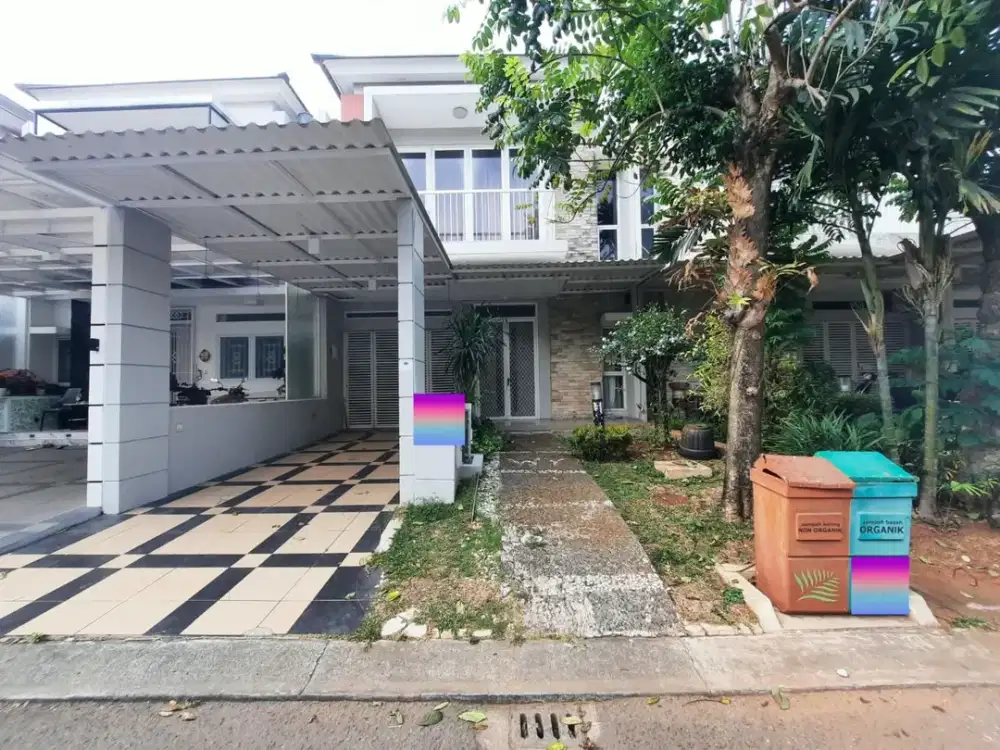 Rumah Disewakan Harga 90Juta/Tahun Cluster Palm Summarecon Bekasi