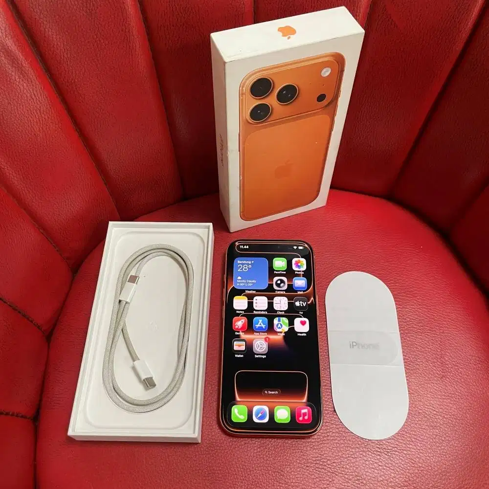 iPhone 17 Pro 256gb Cosmic Orange Garansi iBox Aktif Fullset Original