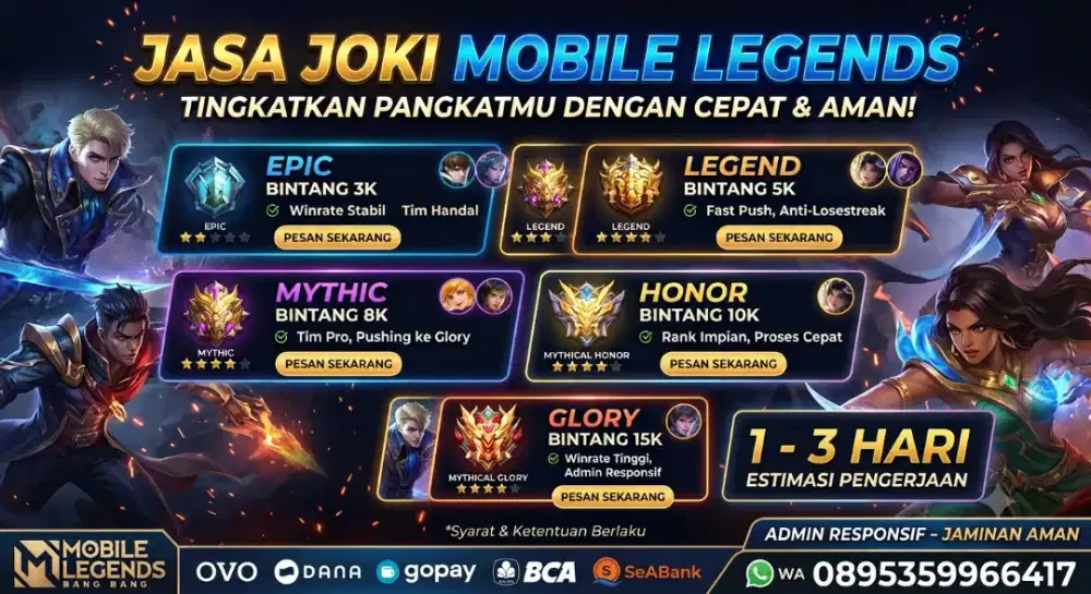 Jasa Joki Mobile Legend
