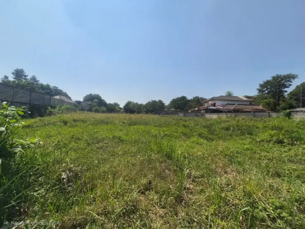 dijual tanah hoek strategis hadap jalan raya cilangkap depok jawa barat shm