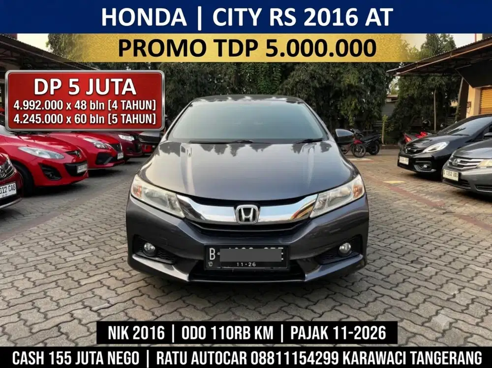 DP PROMO 5JT CITY RS MATIC 2016 FL STEEL GREY