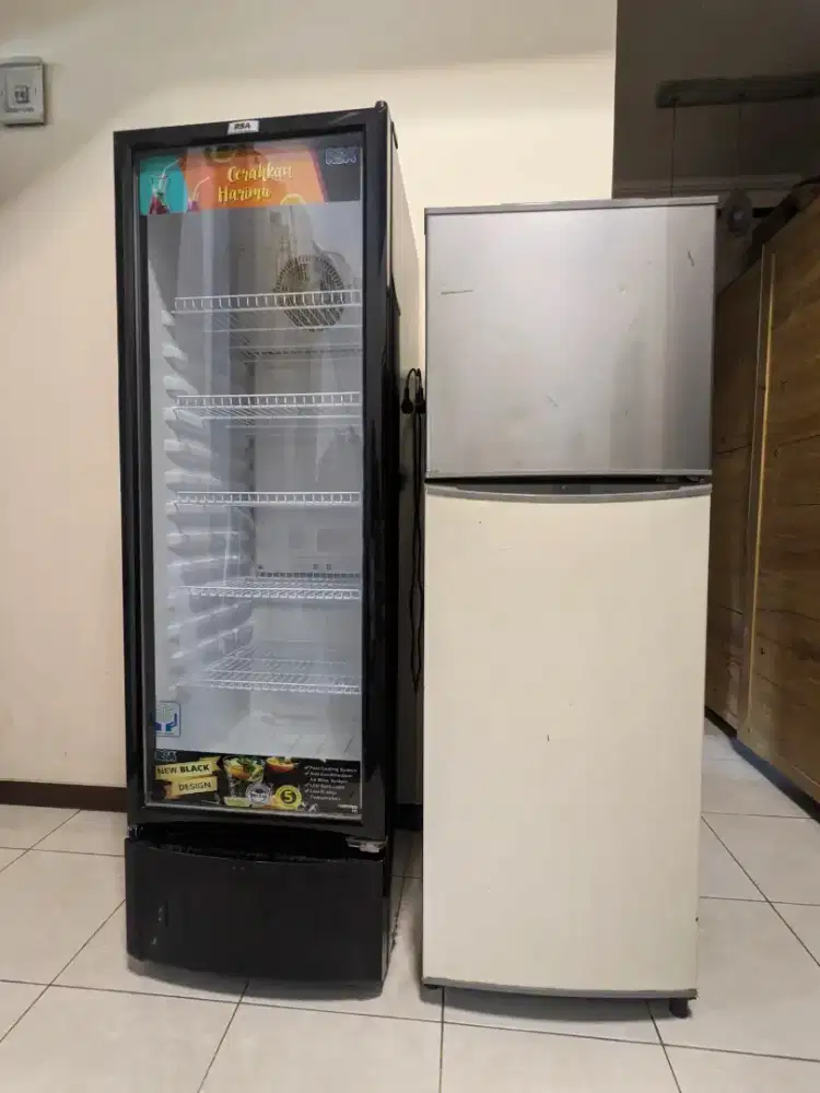 Showcase RSA 300 dan Kulkas AQUA no frost
