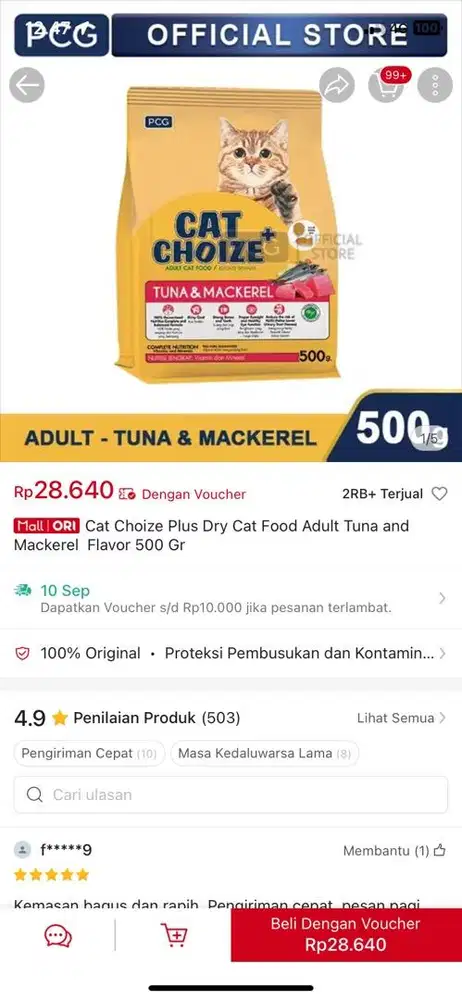 BIG SALE CAT FOOD READY DRY DAN WET FOOD