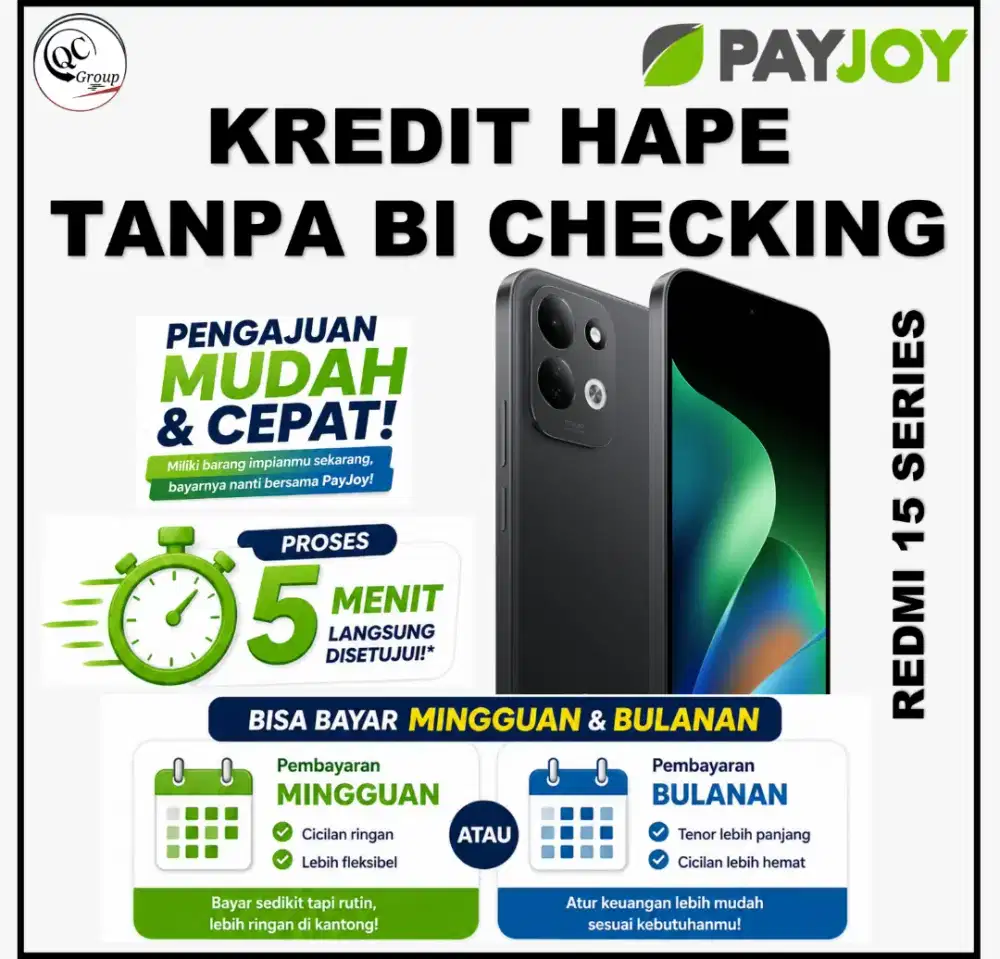 KREDIT HP TANPA BI CHEKING CUKUP KTP DAN DP 30%