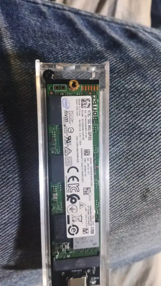 Ssd intel NVM 512gb