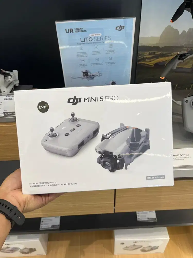 FLASH SALE !! DJI MINI 5 PRO 3 BATTERY NEW SEGEL RESMI OFFICIAL STORE