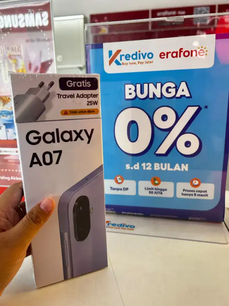 KREDIT SAMSUNG A07 TANPA DP PROSES CEPAT