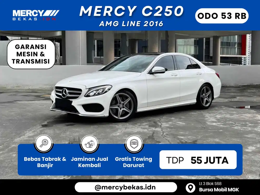 Odo 53 ribu Mercedes Benz C250 AMG 2016