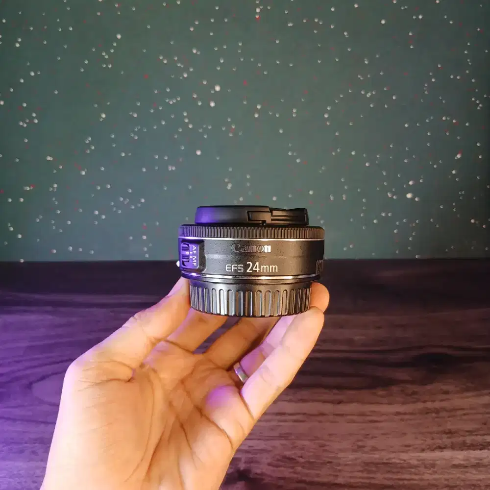 CANON EFS 24MM F2.8 STM FULLSETBOX GOOD CONDITION