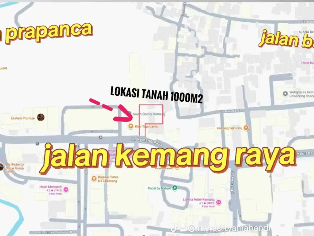 Tanah Kemang dibawah NJOP