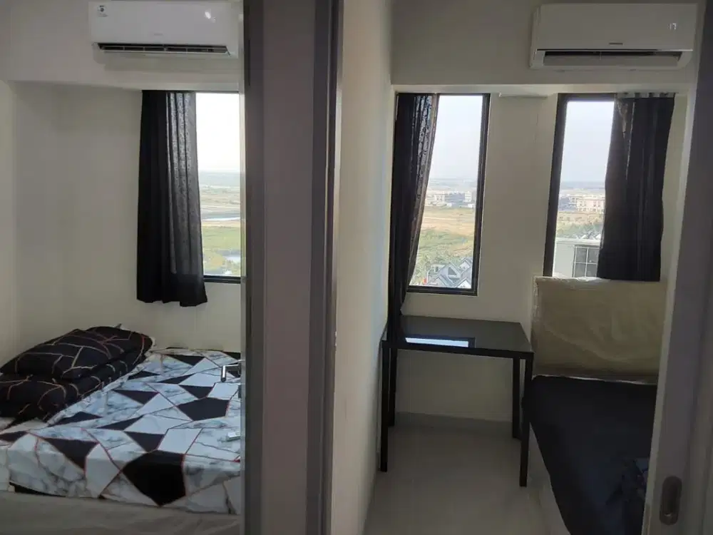 Disewakan 2Bedroom Apartemen Osaka Riverview PIK 2 Semi Furnished