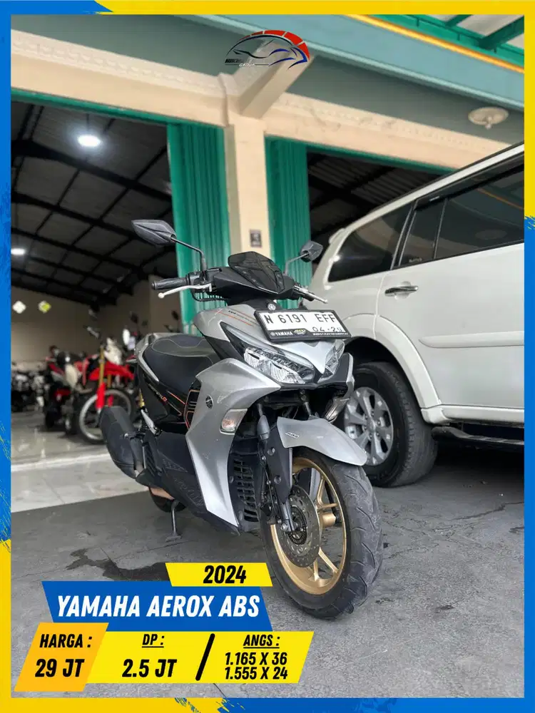 YAMAHA AEROX ABS 2024 MANTAP POLL HIKMAH MOTOR KEPUH MALANG