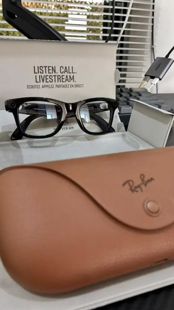Ray Ban Meta Wayfarer Smart Glasses, Gen 2,  Size M