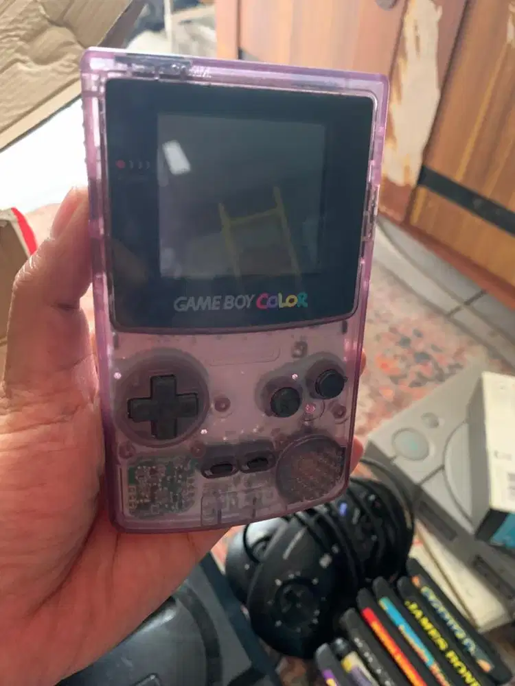 Game Boy Color Atomic Purple (CGB-001) transparan ungu