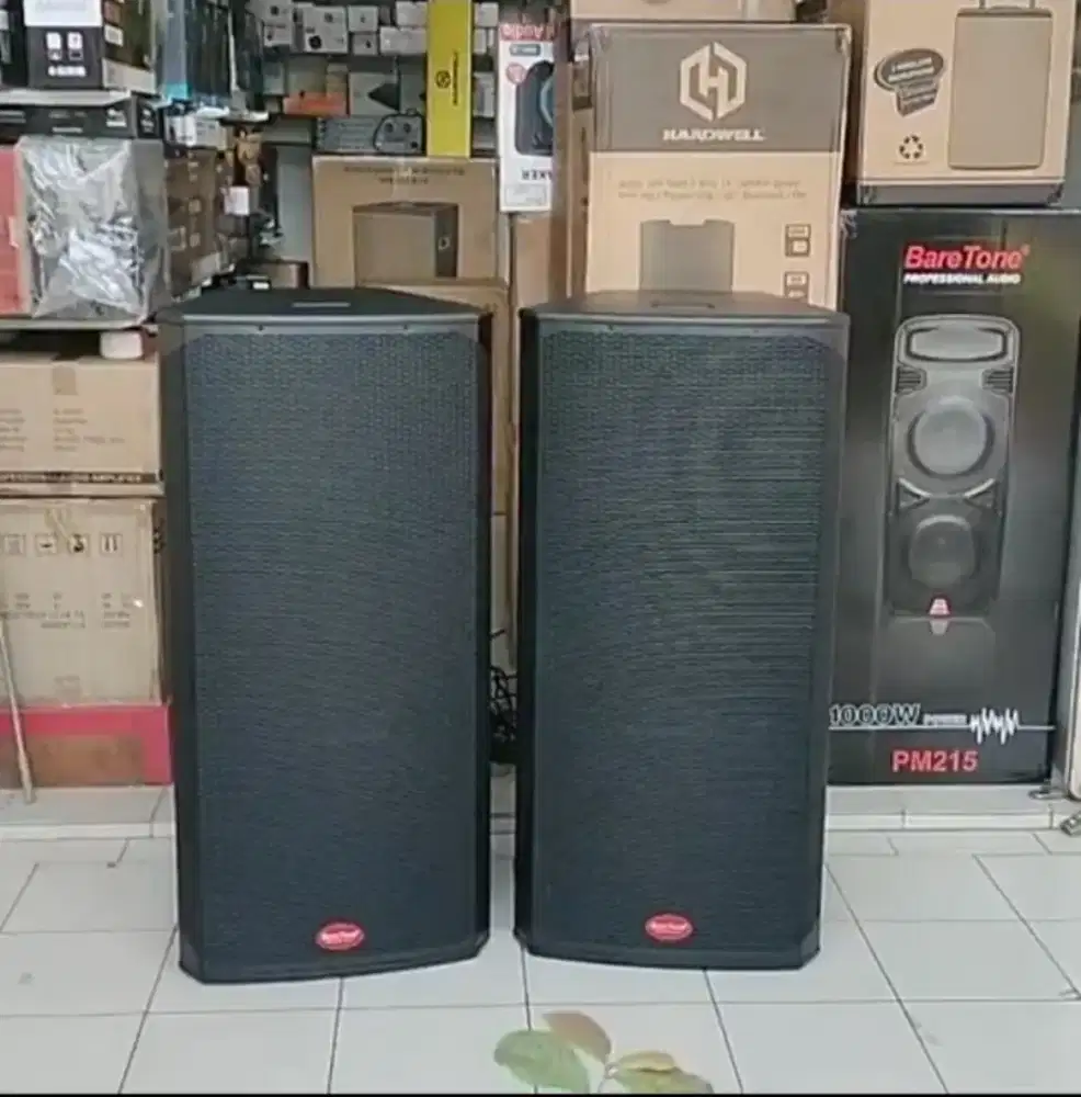 Speaker aktif 15 inch dobel outdoor baretone max215pro 800watt x 2