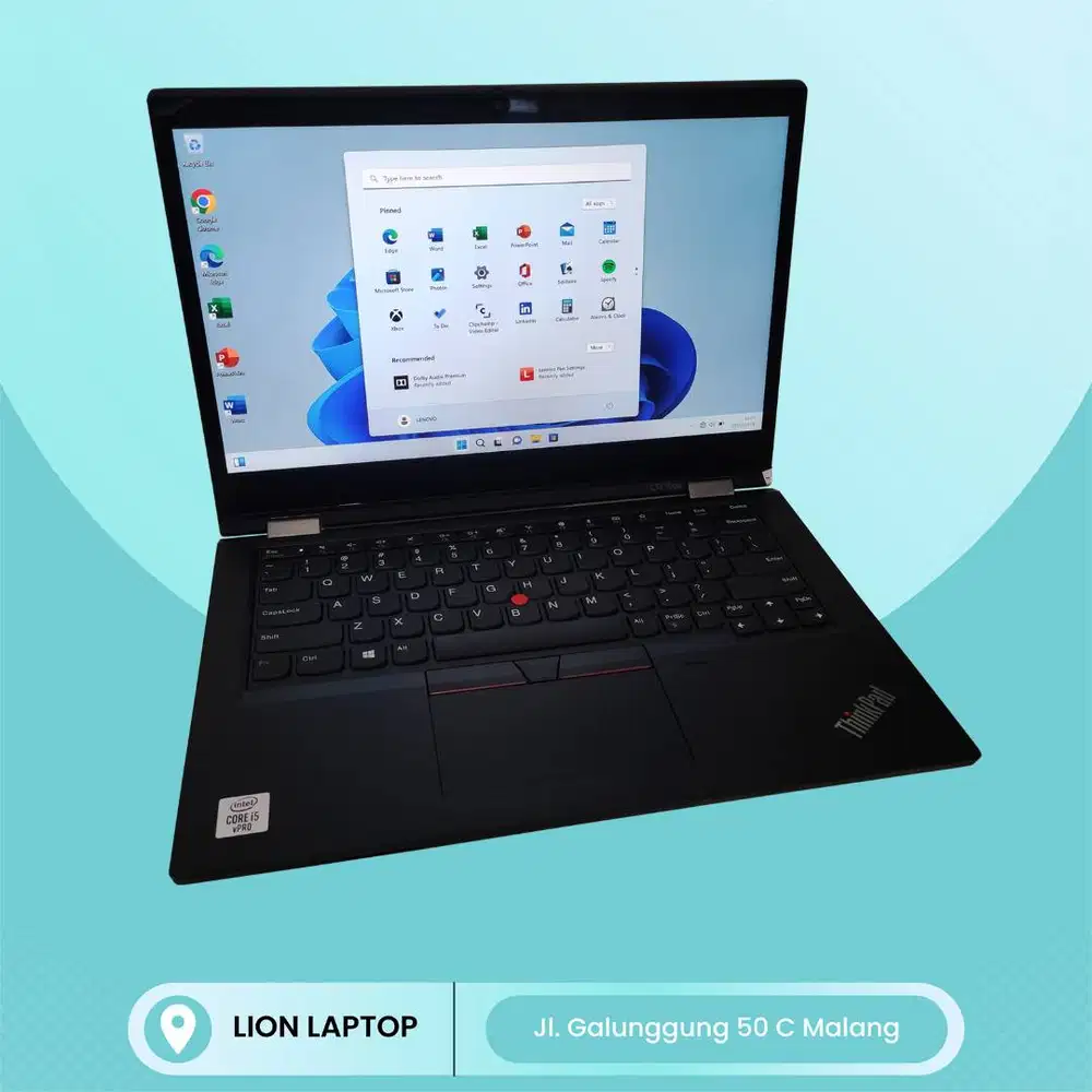 RAM 16GB Core i5 Gen10 Flip 360° SSD 256GB Lenovo Thinkpad YOGA L13 [0