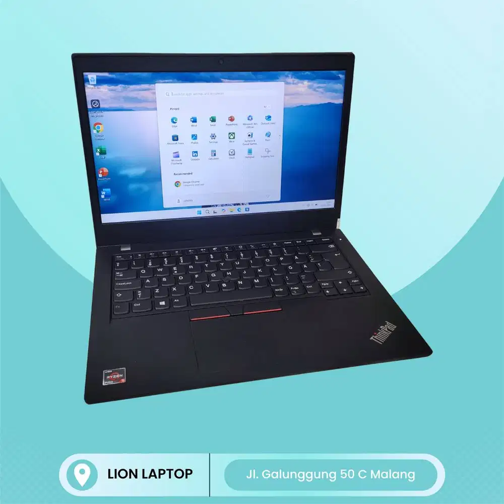 Gaming/Editing AMD Ryzen 5 PRO 8/256 MULUS Lenovo Thinkpad L14 Gen 1 [