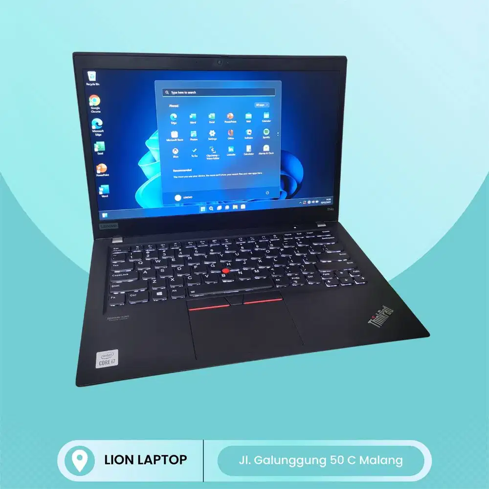 RAM 32GB Core i7 Gen 10 Slim SSD 256GB Lenovo Thinkpad T14S [08|09]