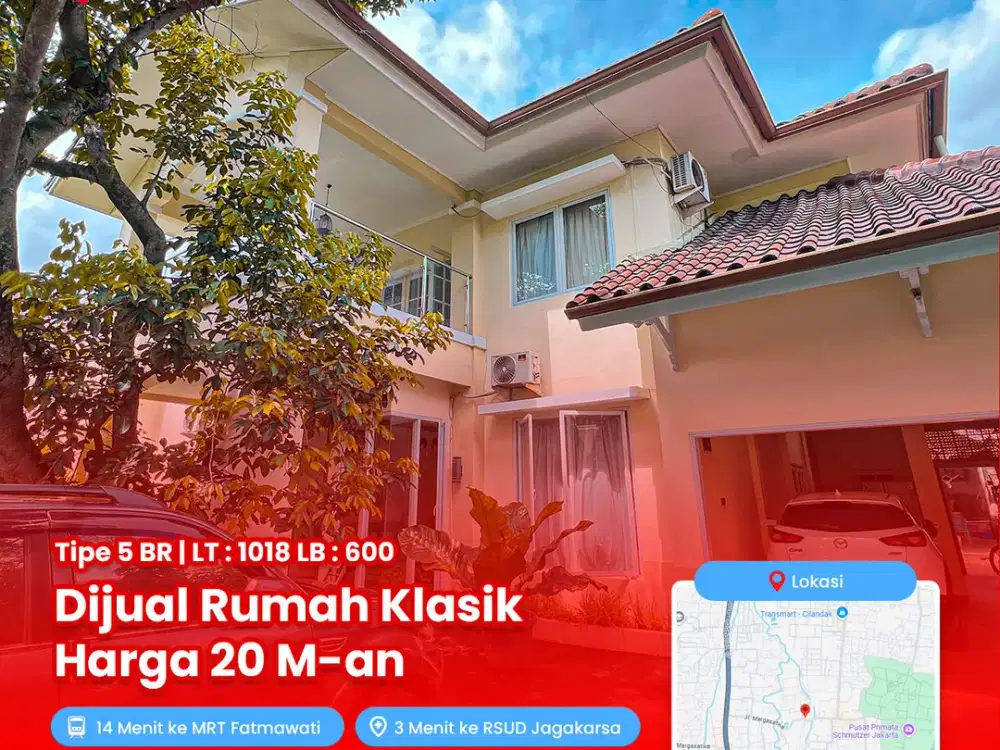 Dijual Rumah Mewah di Cilandak jakarta selatan Fully Furnihsed