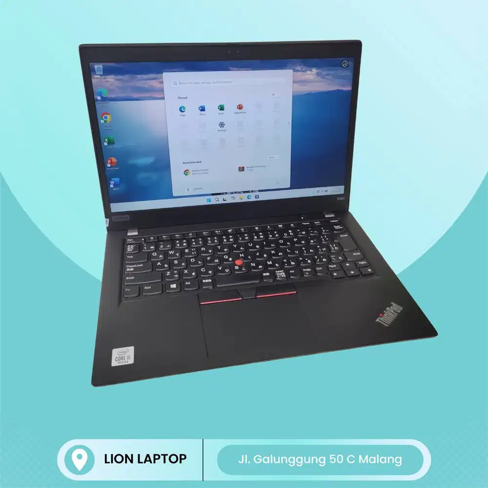 i5 GEN 10 Murah RAM 8GB Lenovo Thinkpad X390 [08|09]