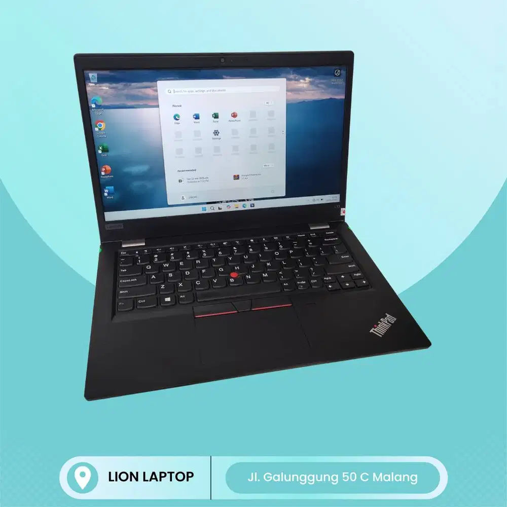 i5 Gen 10 Slim RAM 8GB SSD 256GB Lenovo Thinkpad L13 [08|09]
