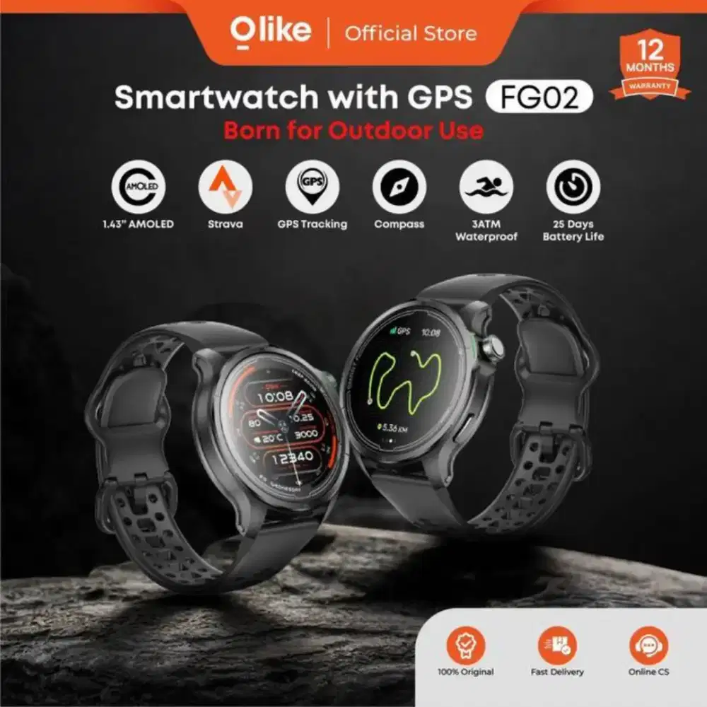 Smartwatch Olike FG02 Amoled GPS