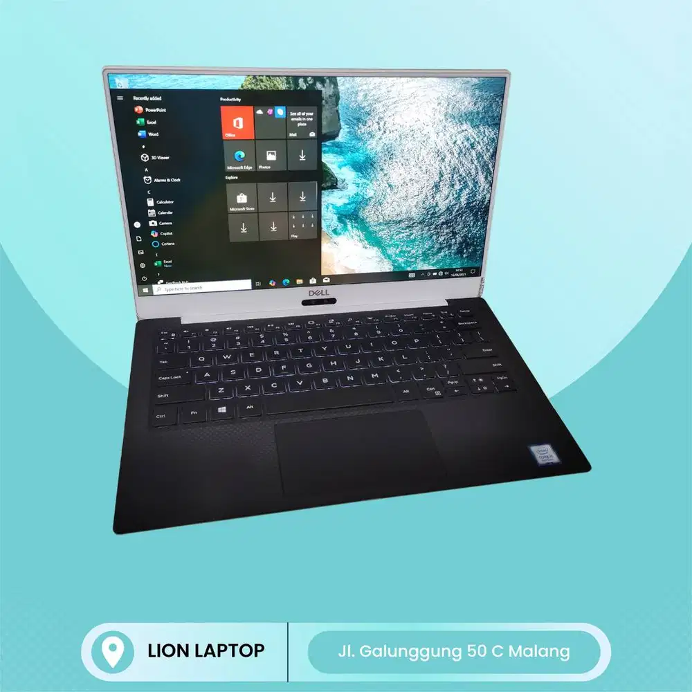 Slim & Ringan Core i5 RAM 8 SSD 256 DELL XPS 13 9370 [08|09]