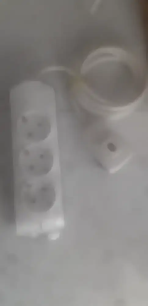Stop kontak miring 3 lubang + kabel + steker