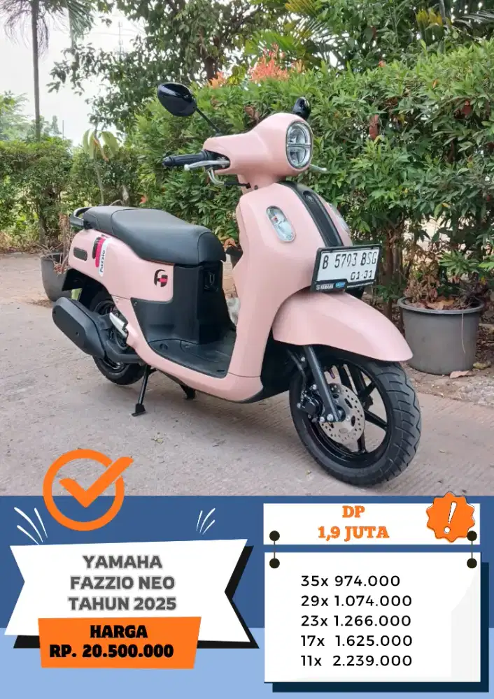 Km 3 ribu!! YAMAHA FAZZIO NEO TAHUN 2025