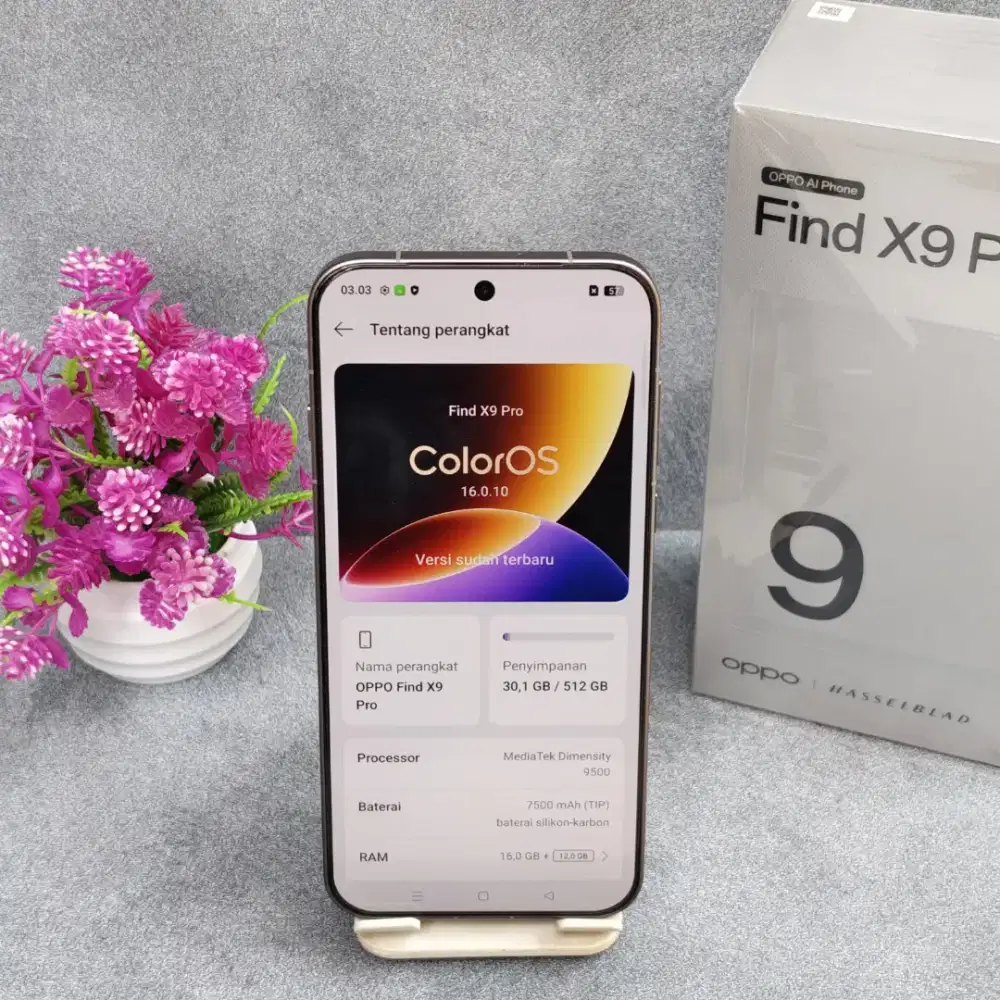 BACA DESKRIPSI || Oppo Find X9 Pro 16/512gb Fullset Nominus Garansi ON