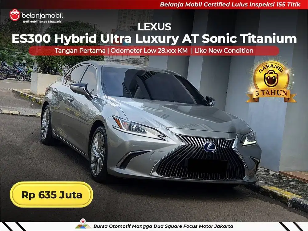 [ GARANSI 5TH ] Lexus ES300 ES 300 Hybrid Ultra Luxury 2019/2020/2021