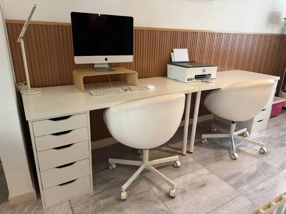 Meja Kerja IKEA ALEX 2 Unit