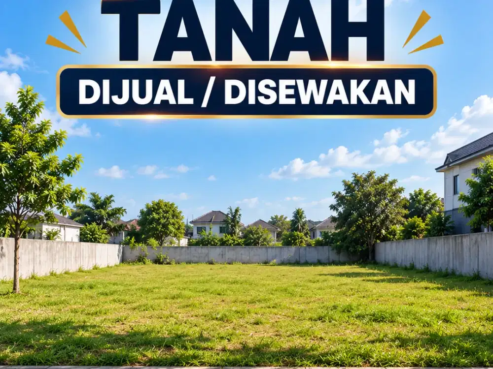 Jual/Sewa Tanah Strategis di Raya Lidah Kulon Surabaya Barat