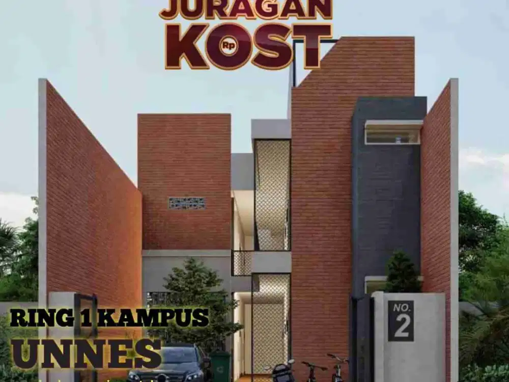 RUMAH KOST,15 KAMAR,SHM,PINGGIR JALAN BESAR,RIIL RING 1 KAMPUS UNNES SEMARANG