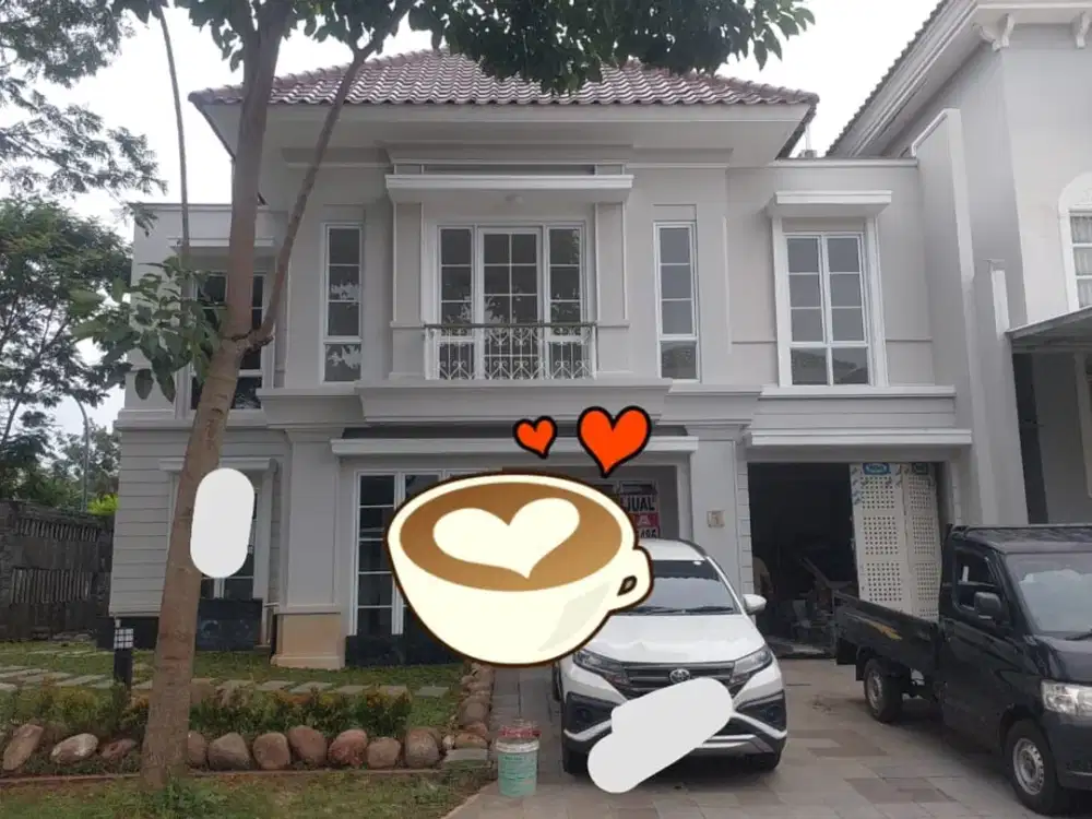 DI JUAL CEPAT !!JUAL RUGI !!RUMAH BARU, SUDAH RENOV CLUSTER ALICANTE GRANADA, GADING SERPONG