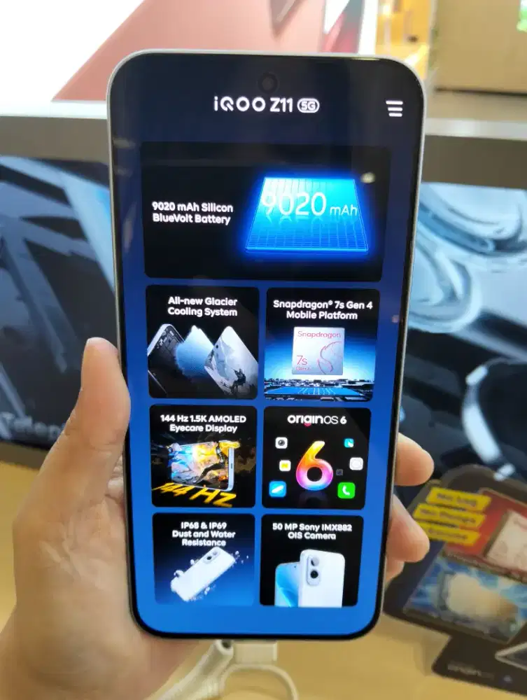 Iqoo Z11 8/256  9020mAh 90W flashcharge